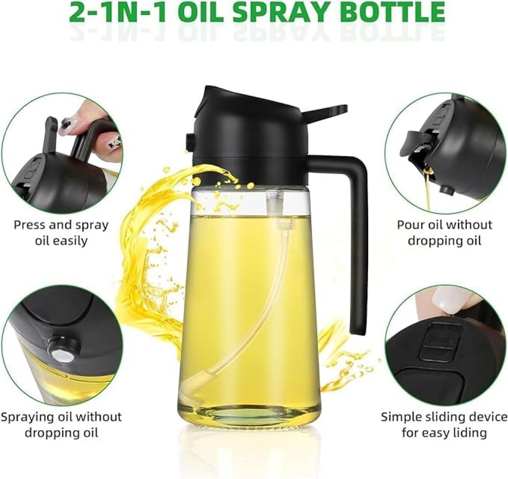 Furblu 2-in-1 Oil Sprayer & Dispenser